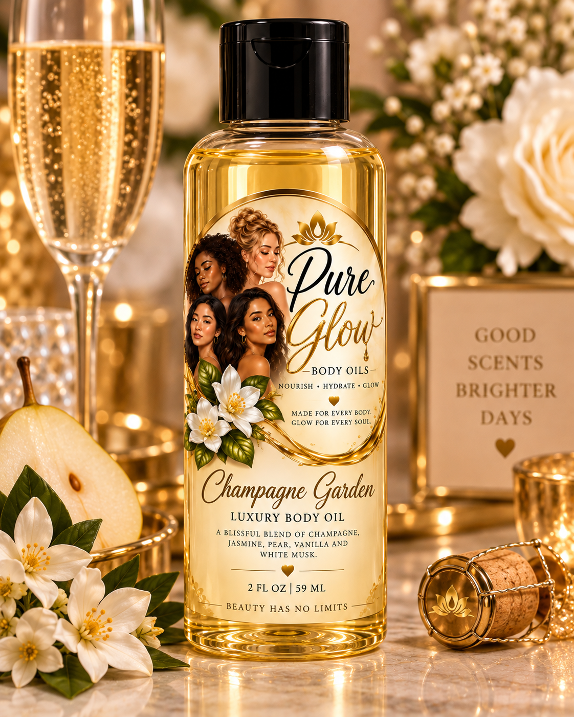 Champagne Garden Body Oil