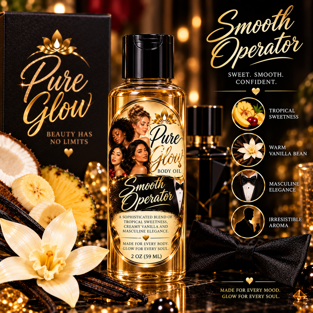 Smooth Operator Body Oil For Men