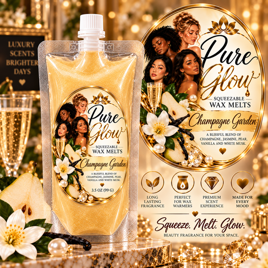 Champagne Garden Squeezable Wax Melts