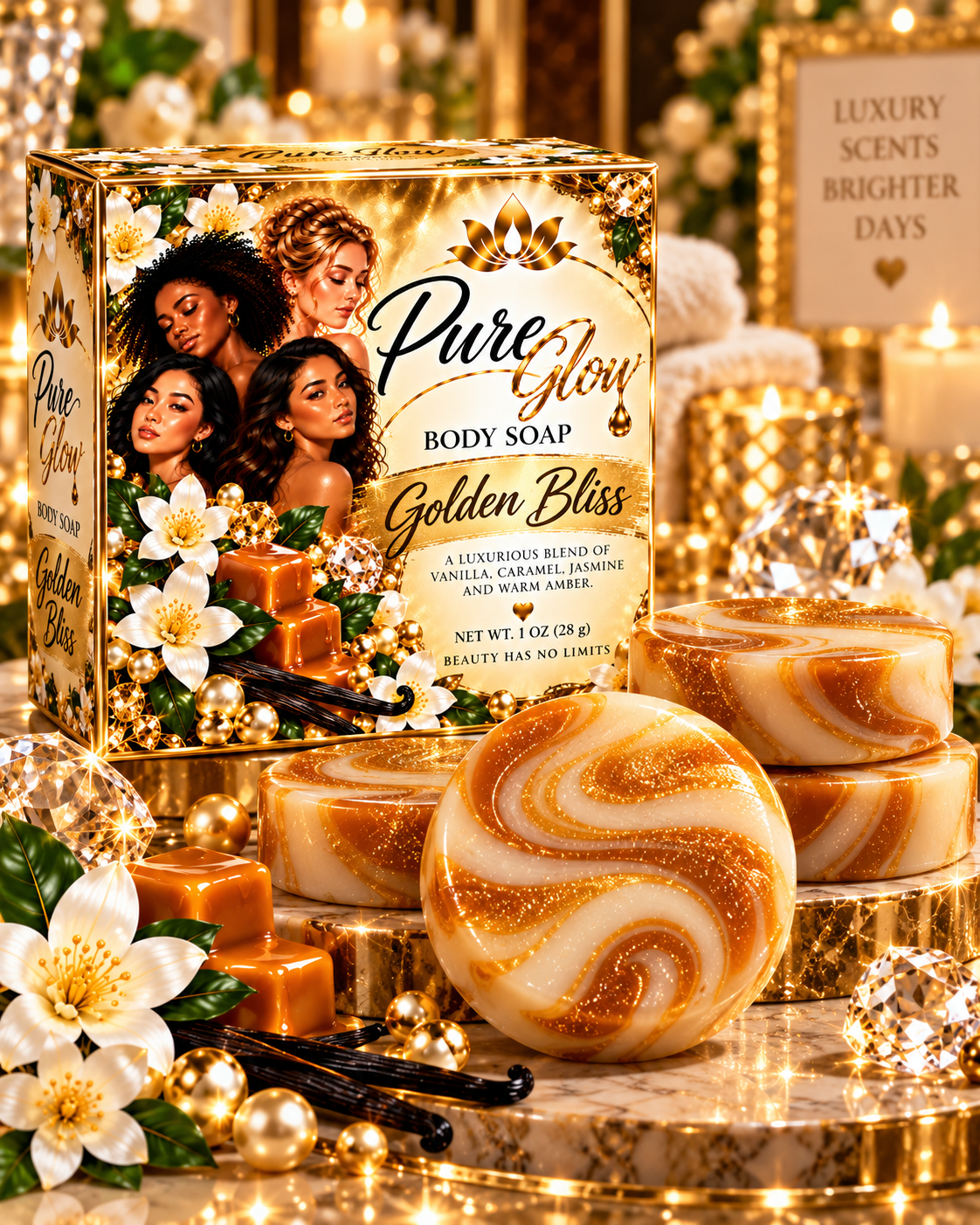 Golden Bliss Body Soap