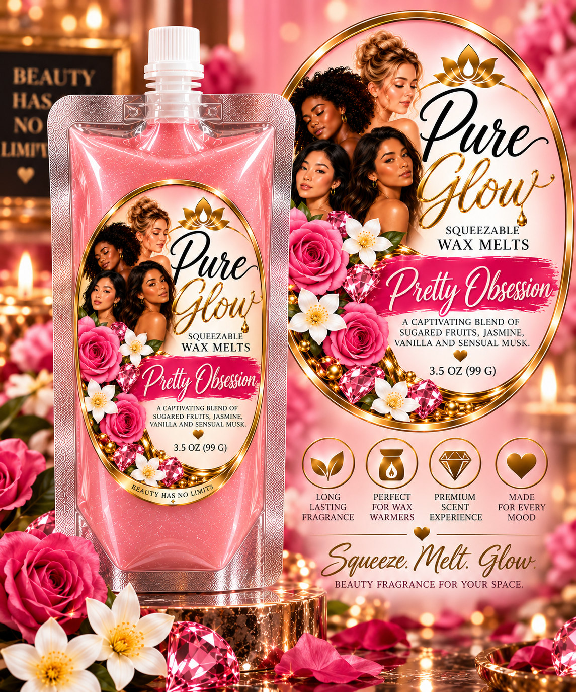 Pretty Obsession Squeezable Wax Melts