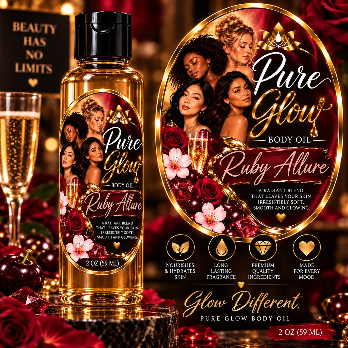 Ruby Allure Body Oil