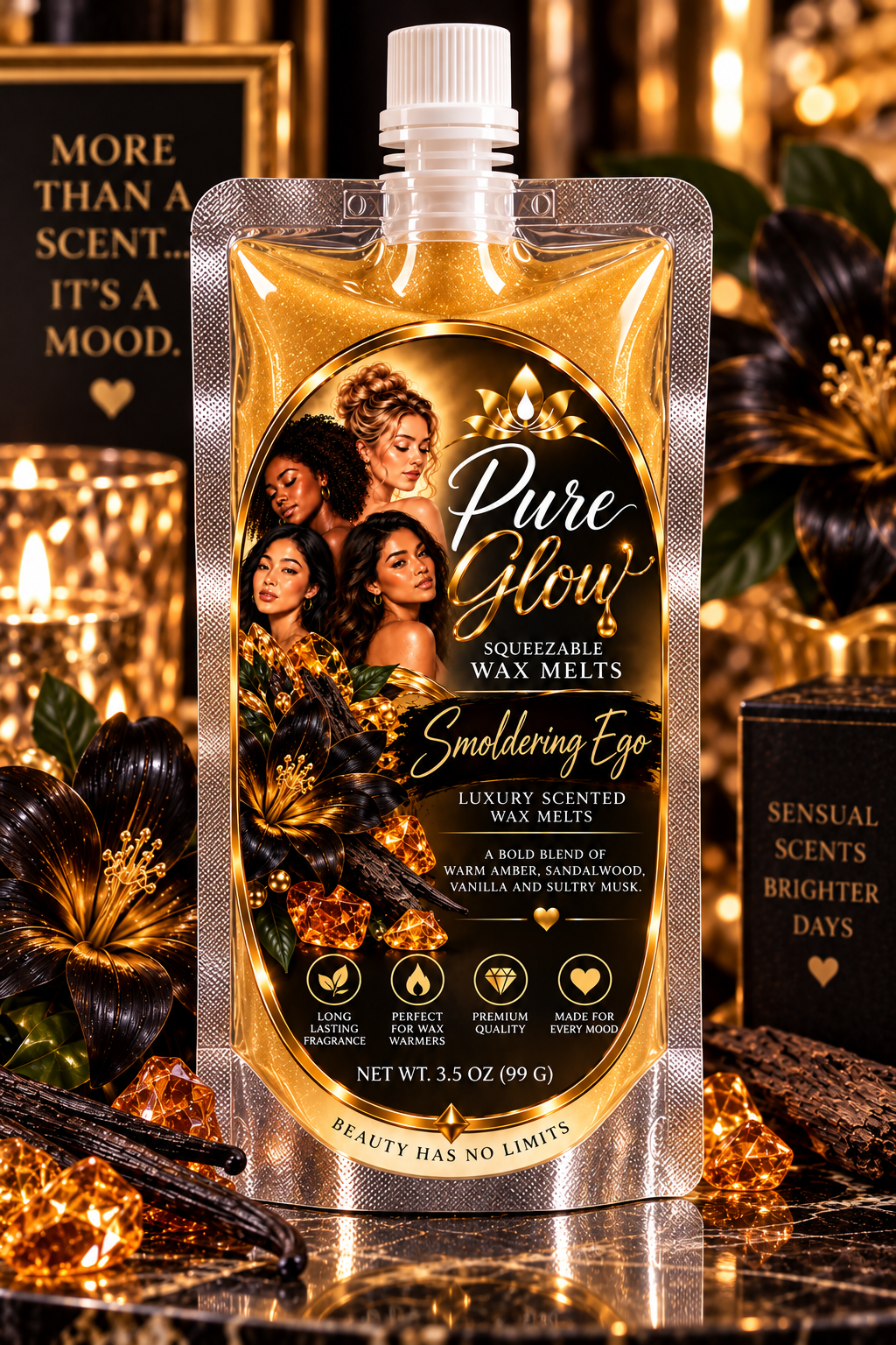 Smoldering Ego Squeezable Wax Melts